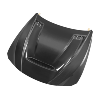 Couvre-capot avant en fibre de carbone style MBJ avec aération pour BMW Série 3 F30 2012-2018, kit carrosserie pour capot avant