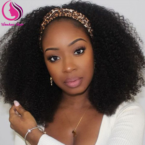 Perruque <span class=keywords><strong>bandeau</strong></span> afro bouclée crépue, densité 200%, perruques afro pour femmes, cheveux humains, <span class=keywords><strong>boucles</strong></span> naturelles, grade 10A, sans colle - Product Image 4