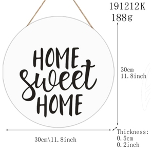 Nhà Máy Bán Buôn Bằng Gỗ Đồ Nội Thất Nhà Cửa Hàng Trang Trí Chào Mừng Bạn Dấu Hiệu Và Hoa Vòng Hoa Tường Treo Vật Liệu Gỗ - Product Image 5