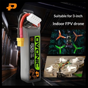 โอโวนิค 450mAh 100C 4S 14.8V แบตเตอรี่ลิโป XT30 สำหรับไม้จิ้มฟัน Tinywhoop FPV โดรน - Product Image 4