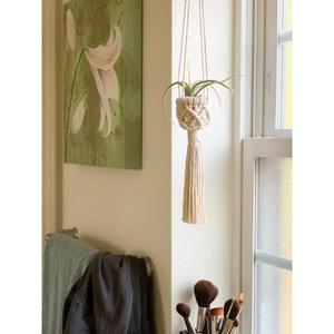 Handmade Air Plant Holder Air Plant Hanger Display Macrame Home Decor Macrame Plant Holder Boho Decor In Wholesale Price - Product Image 2