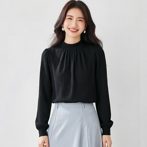 Chemise blanche de style vintage pour femme, design <span class=keywords><strong>chic</strong></span> à la française, haut de gamme pour le bureau, blouses pour femmes 1015 # - Product Image 6