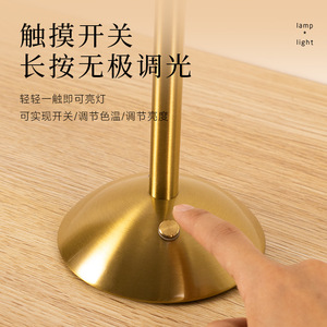 Lampada da Tavolo a LED Creativa, Lampada da Scrivania, Luce da Caffè, Lussuosa e Semplice, Luce Notturna Personalizzata <span class=keywords><strong>Poldina</strong></span>, Origine Guangdong - Product Image 3