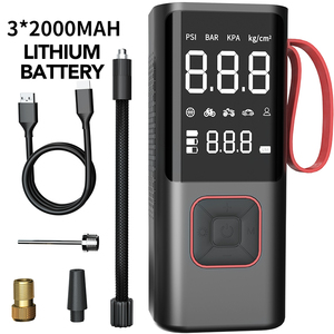 Máy bơm lốp không dây di động điện tử 12V, màn hình kỹ thuật số kép, 150psi, bán buôn, tích hợp giám sát áp suất lốp - Product Image 2