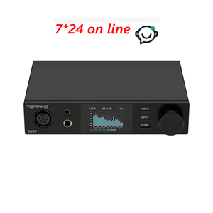 <span class=keywords><strong>Topping</strong></span> DX5 II แอมปลิฟายเออร์, DSD512 ES9039Q2M คู่ PCM768kHz แอมปลิฟายเออร์ถอดรหัส LDAC แบบสมดุลเต็มรูปแบบ - Product Image 1
