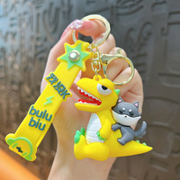 Großhandel Custom 3D Kawaii PVC Puppen 3D Kawaii Gummi Schlüssel anhänger Charakter Schlüssel anhänger