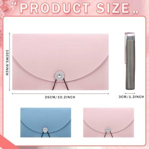 Porte-documents extensible à 13 poches et classeur de couverture, mini organisateur de <span class=keywords><strong>fichiers</strong></span> extensible, porte-documents pour bureau et maison - Product Image 2