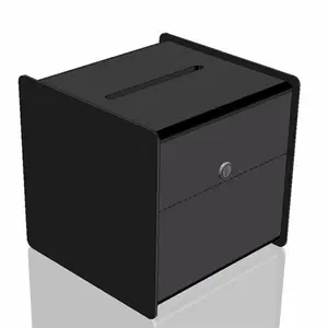 Пользовательские Дисплей куб/пластиковая коробка/предложение коробка акриловый куб акриловые коробки для пожертвований