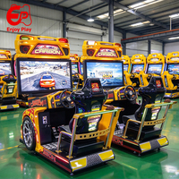 Machine de jeu d'arcade de course automobile de 42 pouces, simulateur de conduite rapide à monnayeur pour enfants, parcs d'attractions, centres commerciaux, vente en gros, OEM