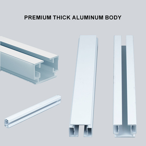 Rails de rideaux automatiques Shomfy en alliage d'aluminium de 1,8 mm avec accessoires intelligents pour salon, design moderne - Product Image 2