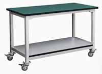 Chariot commercial chariot avec roue chariot industriel table de laboratoire d'électricité antistatique avec roues table de travail roulante de laboratoire