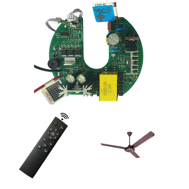 AC/DC12V DC 60W Fan PCBA/Ceiling Fan Control Board BLDC