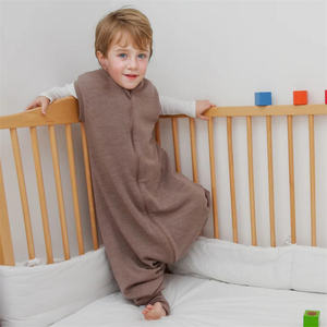 100% กระสอบนอนขนสัตว์เมอริโนออร์แกนิกสำหรับเด็ก, ถุงนอนให้ความอบอุ่นระบายอากาศได้สำหรับเด็กหัดเดิน - Product Image 3