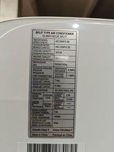 <span class=keywords><strong>Aire</strong></span> <span class=keywords><strong>Acondicionado</strong></span> Split <span class=keywords><strong>Midea</strong></span> Sin Inversor, Potente Refrigeración, Tipo R410A - Product Image 3