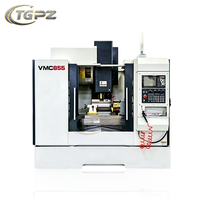 Centre d'usinage vertical CNC 5 axes VMC855 de haute précision et robuste, système GSK BT40, simple