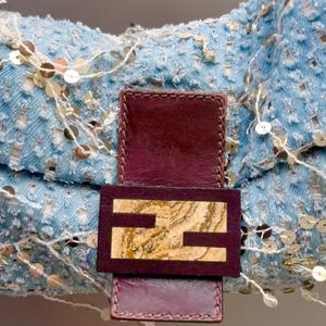 Borsa a Mano in Pelliccia Nera Personalizzata alla Moda con Stampa Completa Chiusura a Fibbia Forma a Busta di Alta Qualità Mini Formato per Signora - Product Image 4