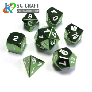 Juego de Dados Metálicos Dnd, 7 Piezas, Escamas de Dragón, Dados Metálicos para Calabozos y Dragones, Juego de Rol, Dados Metálicos - Product Image 2