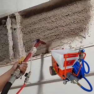 آلة تجصيص الجبس الأوتوماتيكية R7 عالية الجودة بسعر رخيص، آلات رش الأسمنت، رشاش ملاط سهل النقل - Product Image 1