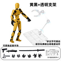 Ensemble de figurines articulées T13 en gros, jouets robots articulés multicolores avec accessoires d'armes, figurines d'action T13