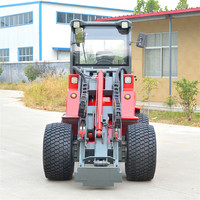Chargeur 4WD 57HP Mini Pelle Chargeur Frontal Avec L'apiculture Pince