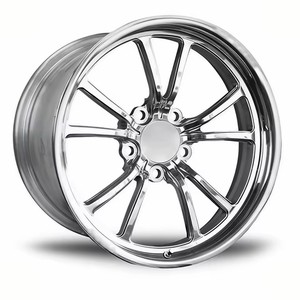 Nouvelles <span class=keywords><strong>jantes</strong></span> en alliage d'aluminium forgé à cinq branches, 2 pièces, 5x4.75, noir brillant, usinées, Vitesse Beadlock, 15-17 pouces, pour Corvette - Product Image 6