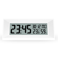 Digitaler Wecker Elektrische Temperatur Feuchtigkeit messer Outdoor Snooze Kalender Digitale Wanduhr Home Decoration Luxus