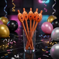 Pailles fantaisie en plastique pour fête, pailles à boisson pour enterrement de vie de jeune fille, décoration de fête prénuptiale