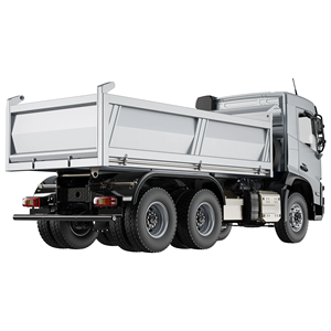 Camion RC Double E E115-003 1/14, modèle <span class=keywords><strong>de</strong></span> camion à benne hydraulique en métal, <span class=keywords><strong>engin</strong></span> <span class=keywords><strong>de</strong></span> construction télécommandé avec lumières et sons - Product Image 2