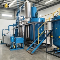 Machine de distillation d'huile moteur usagée en diesel pour l'usine de recyclage des huiles hydrauliques et de transmission usagées