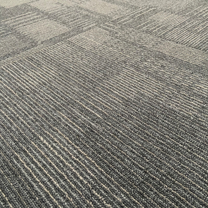 Modern Linear Office Carpet Tile Bright Color Non-slip Nylon Waterproof Cushioned Machine Made Loop Pile Tufted Design - Product Image 5