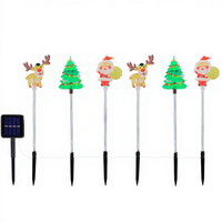 Guirlandes lumineuses LED solaires IP55 étanches pour arbres de Noël, cours et pelouses 2026