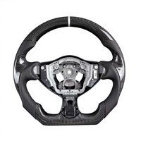 Volant sport en fibre de carbone avec LED pour Infiniti G35 G35X Fx35 M35 Nissan 350Z 370Z 2002 2003 2004 2005 2006 2007