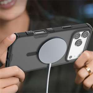 Funda para iPhone 17 Pro Max, transparente, magnética, de cobertura total, resistente a caídas, funda protectora para teléfono. - Product Image 3