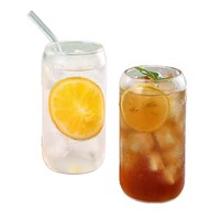 Verres à boire sans BPA de 20 oz - 8 verres avec couvercles en bambou et pailles, compatibles lave-vaisselle
