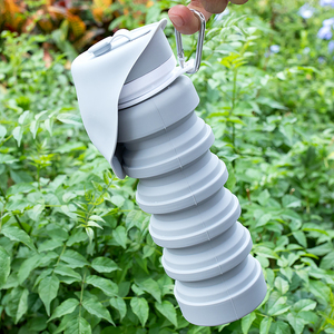 Biểu tượng tùy chỉnh Silicone vật nuôi nước quả chai ngoài trời di động Puppy Dog chai nước cho vật nuôi - Product Image 6