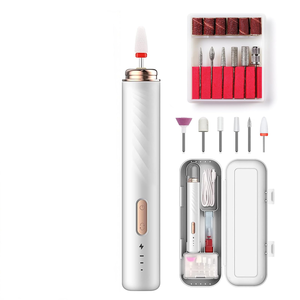Nouvelle conception, perceuse à ongles électrique de type C, kit de pédicure, ensemble de fraises, lime à ongles, équipement de polissage 15000 tr/min - Product Image 1