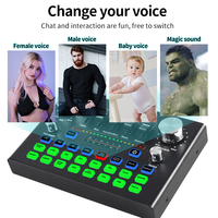 Cartoon — carte son sans fil Bluetooth pour Podcast, équipement de lecteur Audio, avec 8 effets, pour chant, Streaming, téléphone, haut-parleur, PC, micro