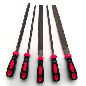 Ensemble de limes plates en acier à haute teneur en carbone, lime à aiguille, lime plate, lime triangulaire, lime <span class=keywords><strong>demi</strong></span>-ronde, ensemble de limes métalliques - Product Image 2