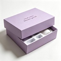 Boîte en papier biodégradable en gros pour lotion corporelle et shampoing, emballage de luxe pour lotion, boîte d'emballage cosmétique à l'encre de soja