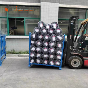 Estanterías Verticales de Almacenamiento de 4-6 Niveles, Recubrimiento en Polvo, Acero Dulce de Alta Resistencia Q235, Portátiles para Montacargas, para Textiles - Product Image 5