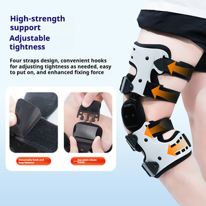 Soporte Ortopédico Ajustable y Transpirable para la Rodilla, de Poliéster Grueso, para Estabilizar la Rodilla, Corregir la Rodilla Valga y las Piernas en Arco, Protección - Product Image 4