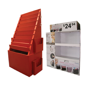 Présentoir de produits pour magasin de détail personnalisé Pop Floor Supports en carton ondulé Présentoir en carton pour bonbons, aliments, boissons - Product Image 2