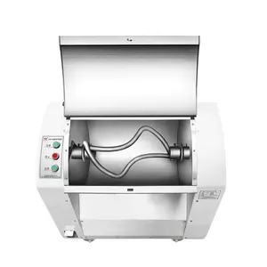 Wanjie 50l Massa Mixer Máquina 50kg Mais Novo Comercial Automático Horizontal Massa Mixer 25kg