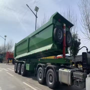 Precio de fábrica Camión volquete de servicio pesado en forma de U de 80 toneladas y 3 ejes para transporte de piedra/arena - Product Image 5