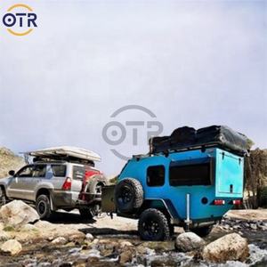 <span class=keywords><strong>Mini</strong></span> caravana ligera <span class=keywords><strong>2022</strong></span> para acampar al aire libre Camper todoterreno con cocina exterior para 4 personas - Product Image 5