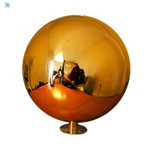 Fontaine en acier inoxydable de caractéristique d'<span class=keywords><strong>eau</strong></span> de jardin vintage de haute qualité personnalisée, boule d'observation, décoration de jardin extérieur à prix d'usine - Product Image 2