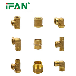 IFAN Hot Selling 58-3 Brass Fittings Accessories Plumbing Materials Fitting Brass Pipe Fittings