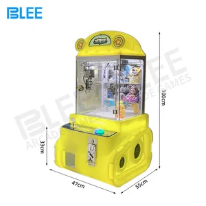 Sikke işletilen arcade ucuz mini pençe makinesi satılık sıcak satış küçük oyuncak pençeli vinci makinesi