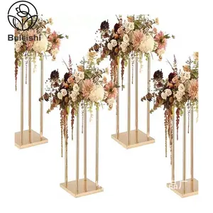 Wedding Decorations Supplies Table Arch Flower Stand Party Backdrop Gold Flower Arrangement Base Centerpieces Wedding