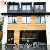 Ventana Corredera de Aluminio Certificada As2047 del Proyecto OUNA Australia, Puerta Corredera de Vidrio, Ventana Panorámica Resistente a Impactos de Huracanes